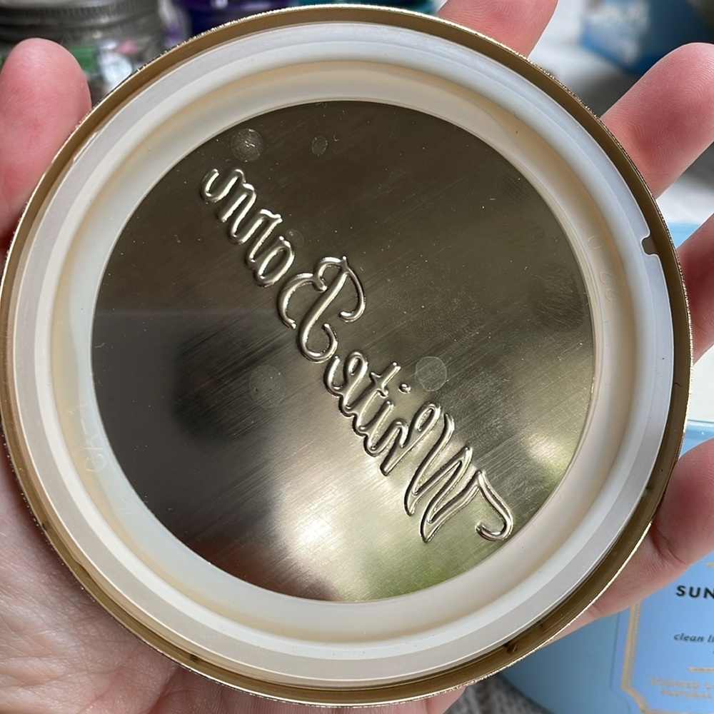 NWT Bath & Body works: sundrenched linen 3 wick candle linen/apple/soft musk - Picture 6 of 10